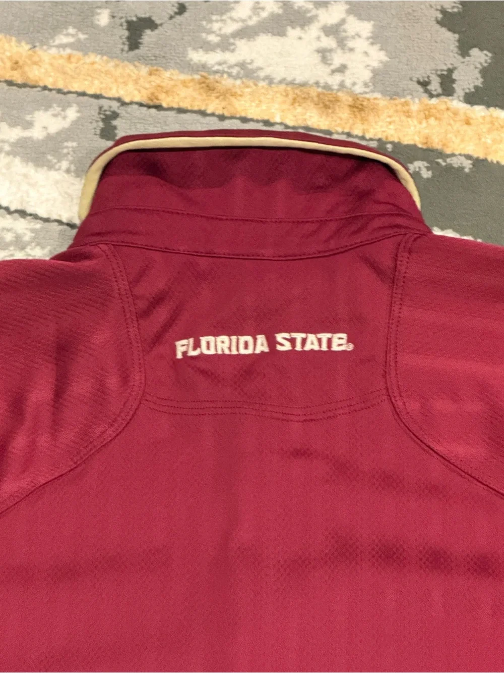 Vtg Nike Florida State Seminoles FSU Red Dri Fit Short Sleeve Polo Shirt Mens XL